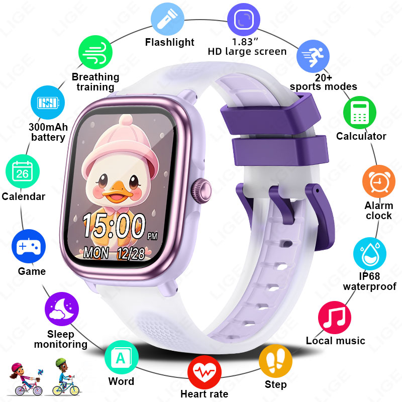 Smartwatch Watches For Girls Kids - ساعة ذكية تعليمية جديدة للأطفال من
