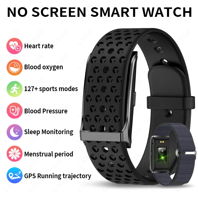 Smartwatch Latest Watches For Men - LIGE لا شاشة ساعة ذكية الصحة