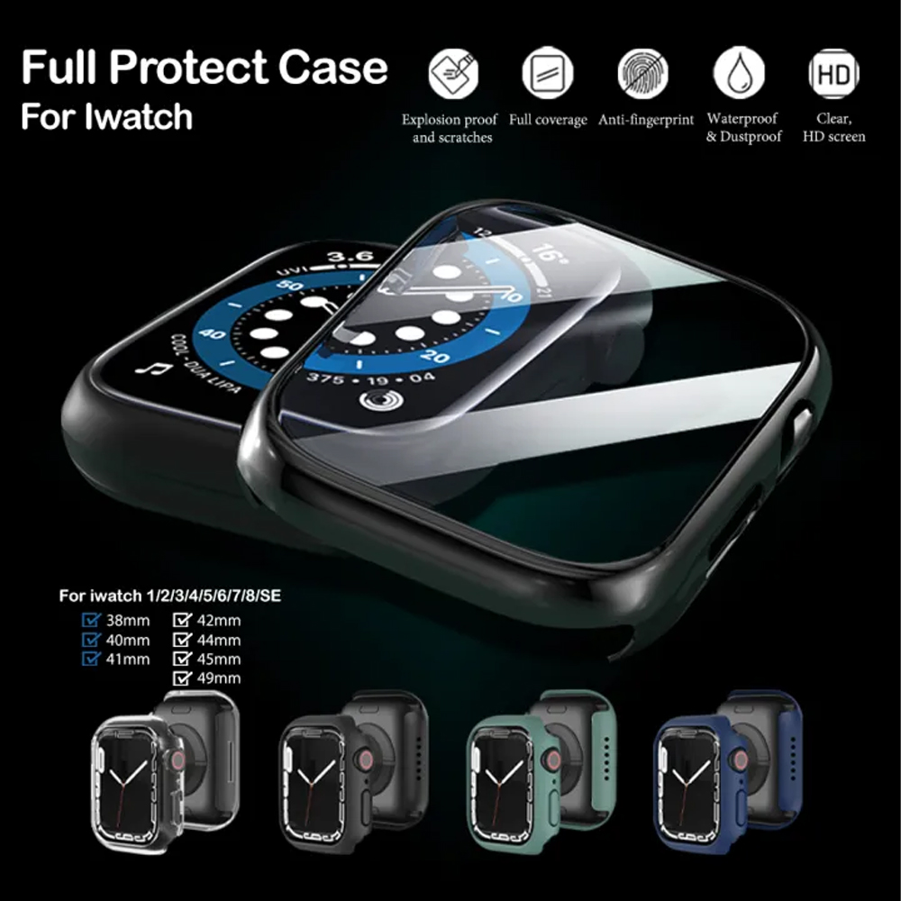 Smartwatch New Watches - حافظة لساعة أبل واقي للشاشة 46