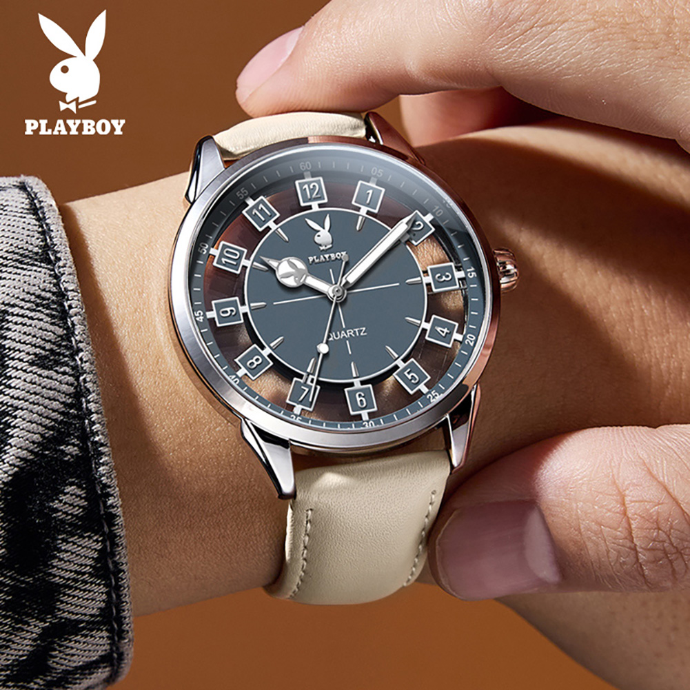 Smartwatch Watches Brands For Men - ساعة PLAYBOY 3137 بحركة كوارتز للرجال،