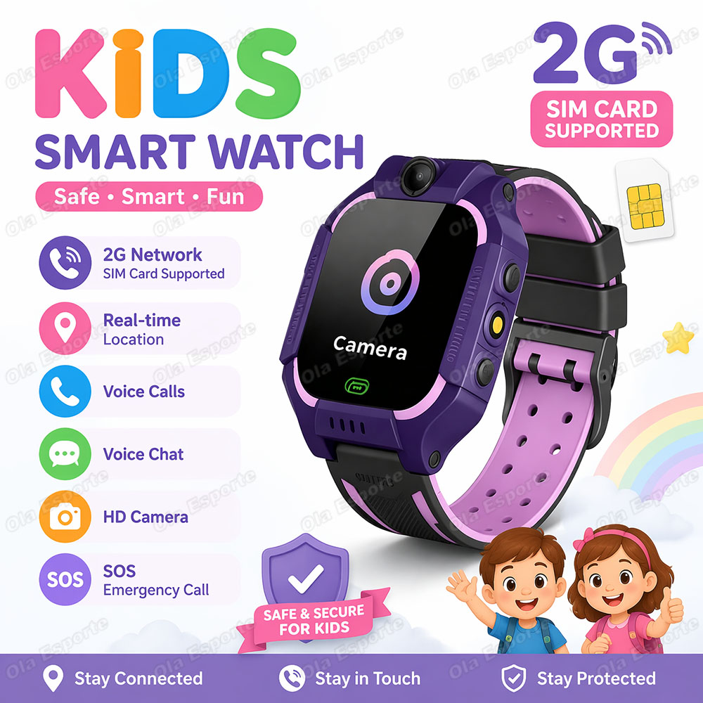 Smartwatch Watches For Girls Kids - ساعة ذكية للأطفال مع بطاقة SIM