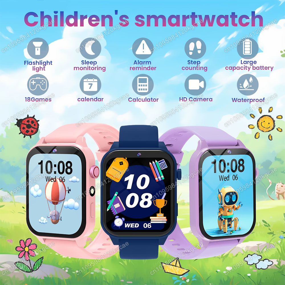 Smartwatch Watches Gift For Boys On Birthday - ساعة ذكية جديدة للأطفال لعام 2026