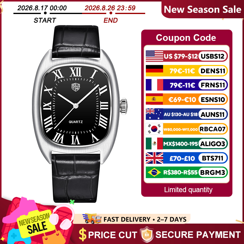 Smartwatch Watches Brands For Men - RollsTimi 2026 ساعات رجالية جديدة العلامة