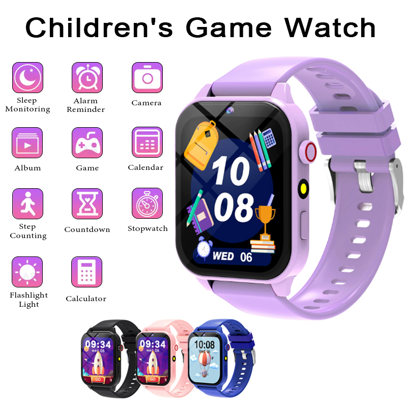 Smartwatch Watches For Girls Kids - ساعة ذكية للألعاب، شاشة عرض 1.83