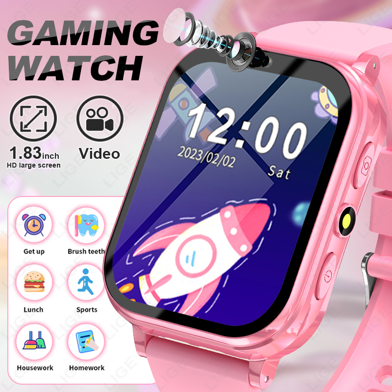 Smartwatch Watches For Girls Kids - LIGE الأطفال ساعة ذكية فتاة صبي
