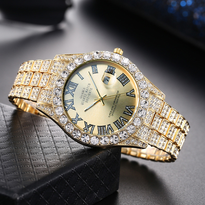 Smartwatch Luxury Watches For Men - ساعة يد رجالية فاخرة بحركة كوارتز،
