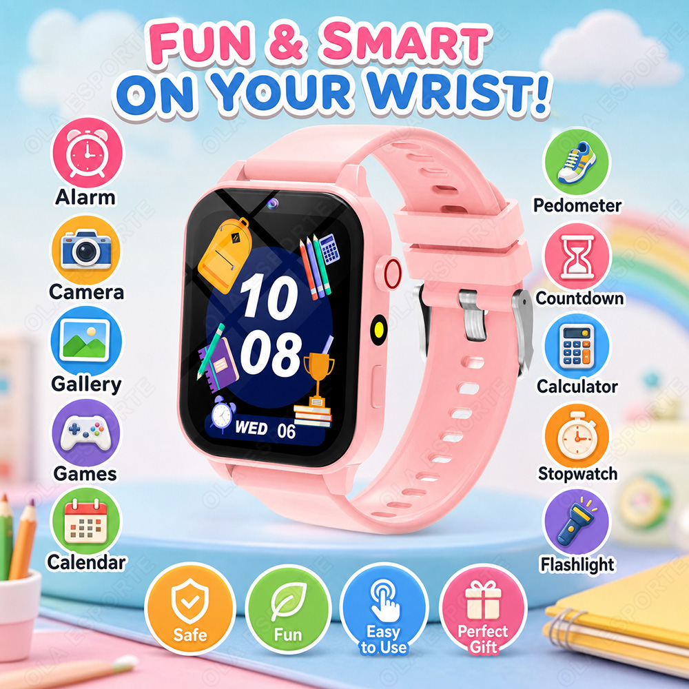 Smartwatch Watches Gift For Boys On Birthday - ساعة ذكية جديدة للأطفال بشاشة لمس