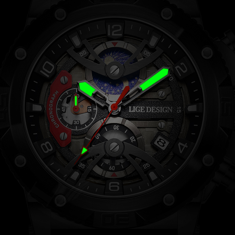 ساعة رجالية فاخرة من ماركة LIG - مراجعة Smartwatch Watches Brands For Men وسعره