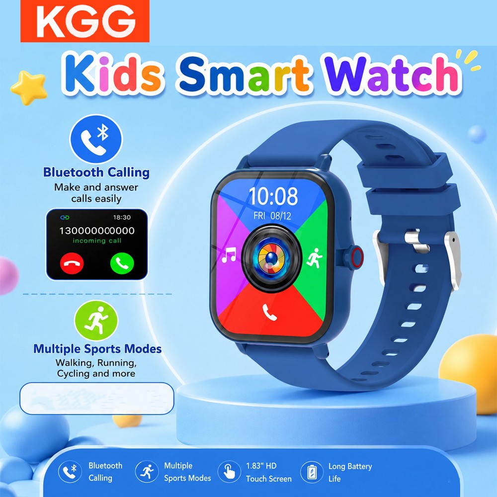 ساعة ذكية للأطفال بشاشة HD مقا - مراجعة Smartwatch Watches For Girls Kids وسعره