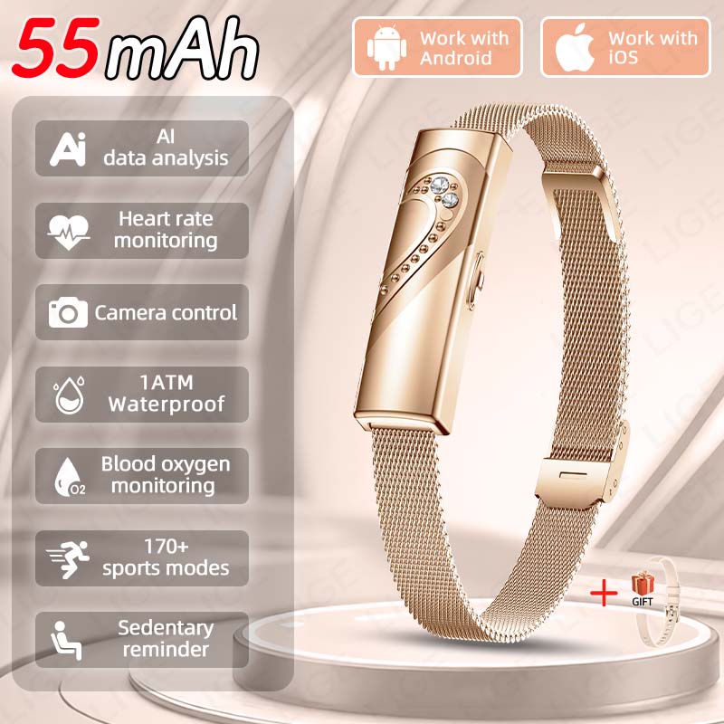 سوار ذكي من LIGE لمراقبة معدل  - مراجعة Couple Watches Smartwatch وسعره