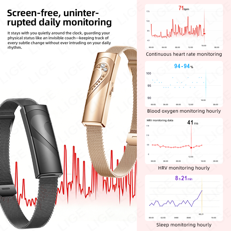 سوار ذكي من LIGE لمراقبة معدل  - مراجعة Couple Watches Smartwatch وسعره