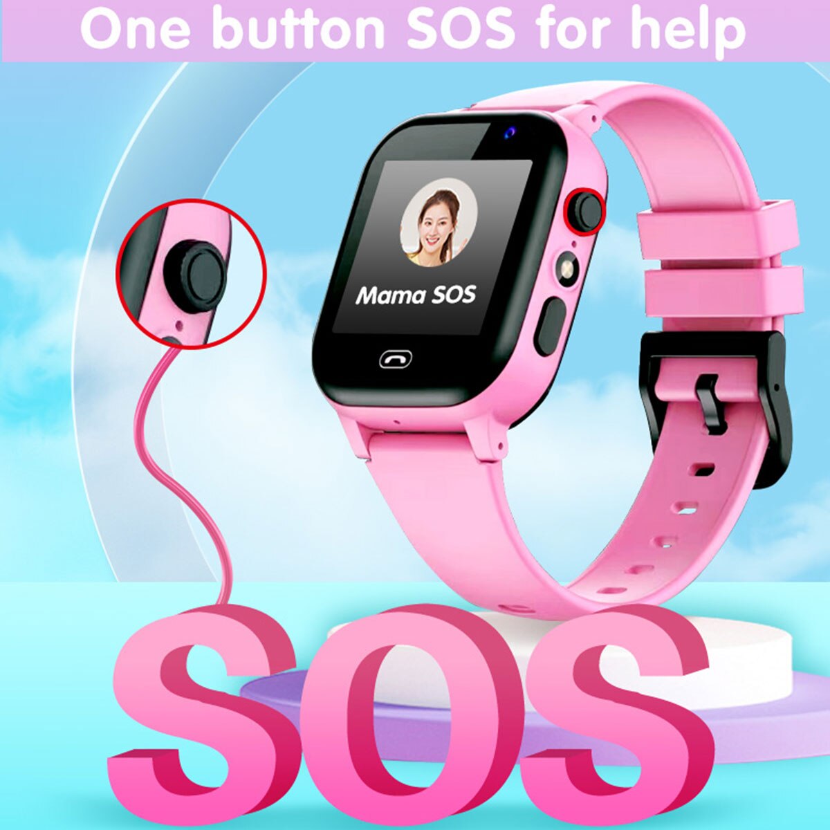 ساعة ذكية رياضية خارجية للأطفا - مراجعة Smartwatch Watches For Girls Kids وسعره