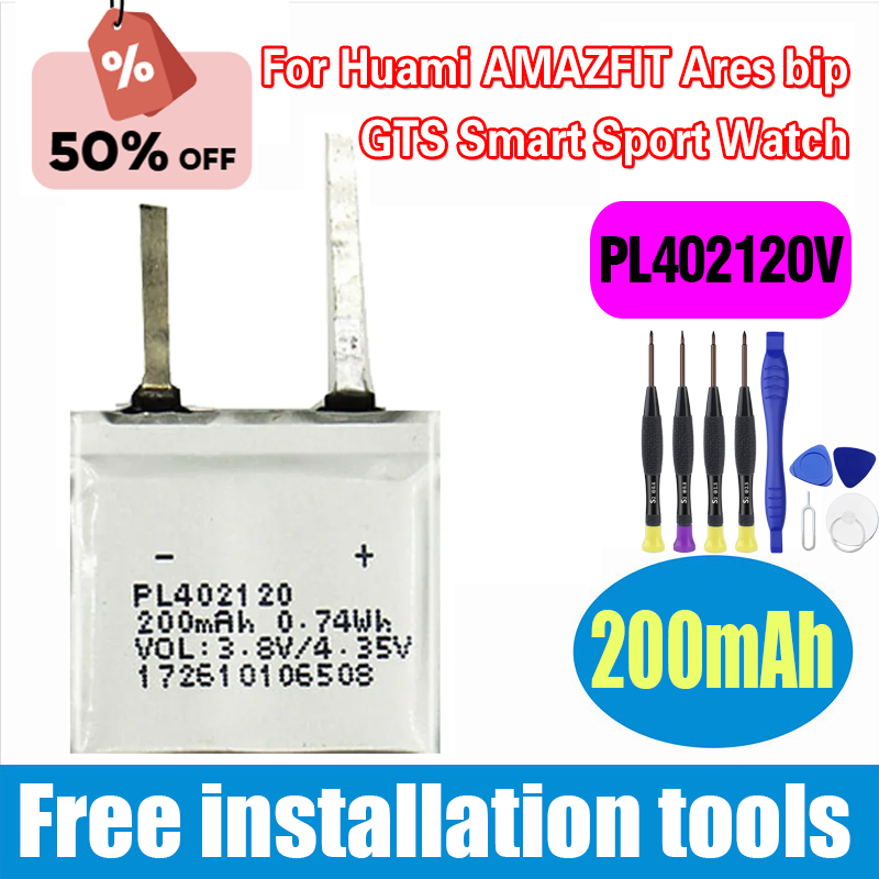 بطارية جديدة PL402120V 200mAh  - مراجعة Smartwatch New Watches وسعره