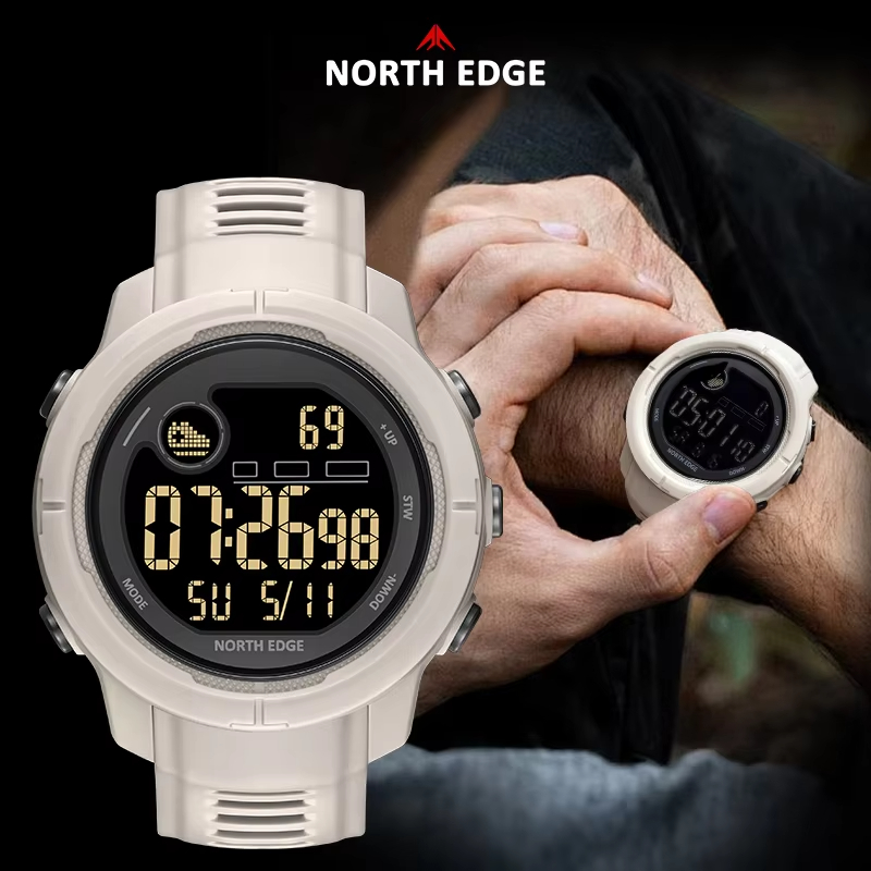 NORTH EDGE NEW MARS 5 ساعة رقم - مراجعة Smartwatch Watches For Men Digital وسعره