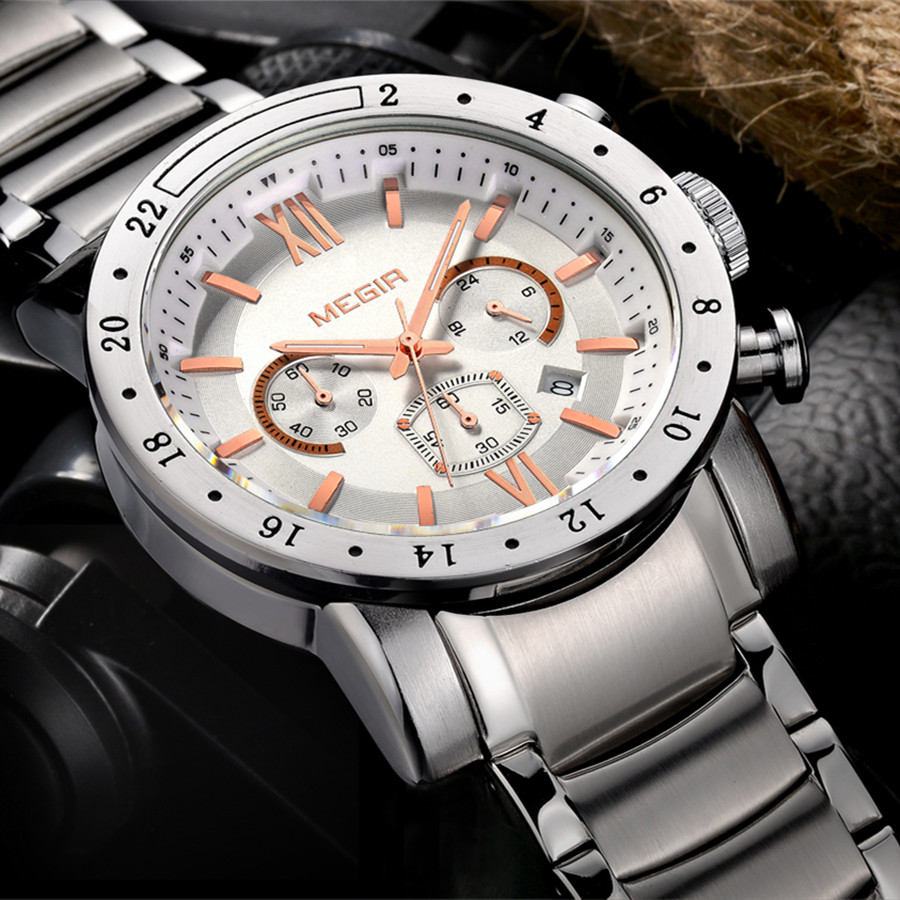 ساعات كاجوال من الفولاذ المقاو - مراجعة Smartwatch Watches For Men Digital وسعره
