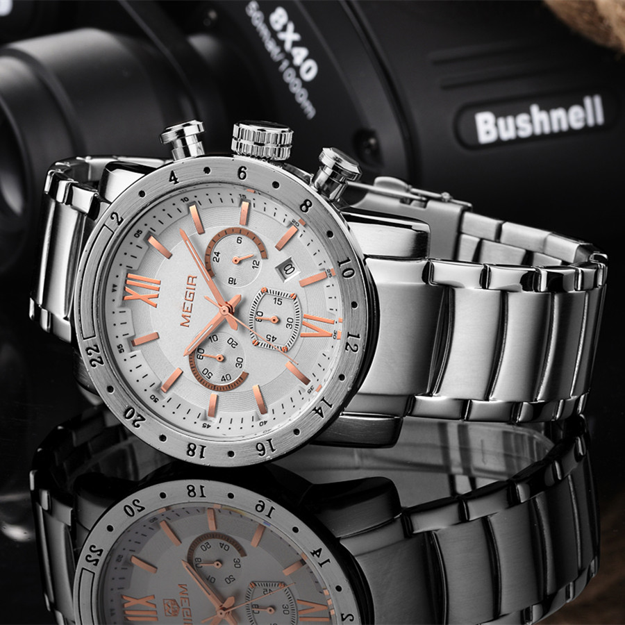 ساعات كاجوال من الفولاذ المقاو - مراجعة Smartwatch Watches For Men Digital وسعره