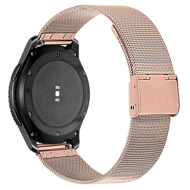 حزام معدني لساعة سامسونج جالاك - مراجعة Mesh Stainless Strap وسعره