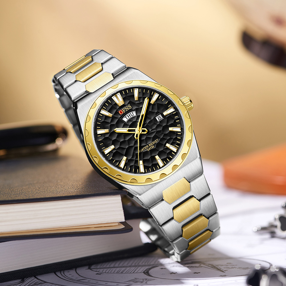 ساعة يد رجالية فاخرة من OFNS ل - مراجعة Smartwatch Luxury Watches For Men وسعره