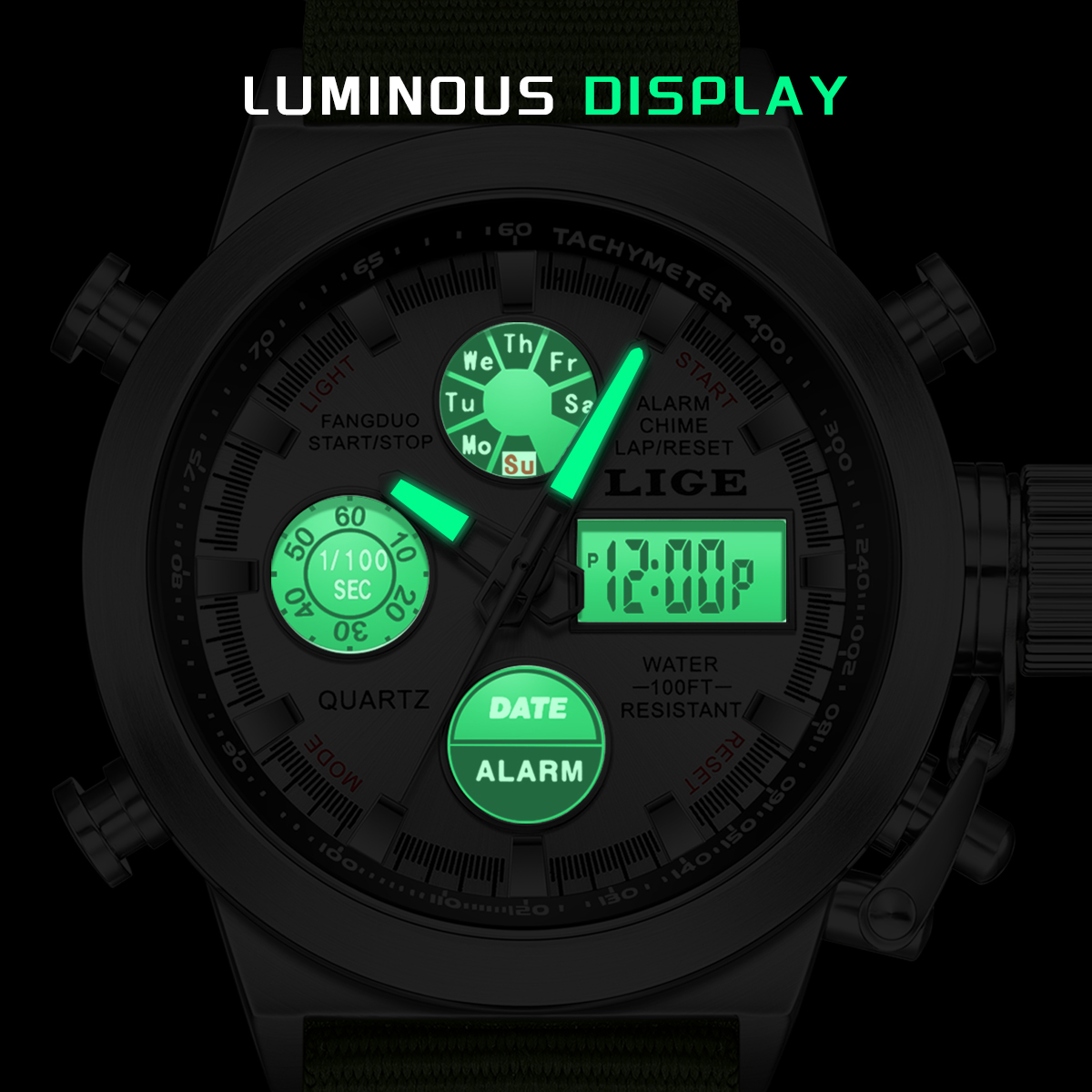 ساعة LIGE للرجال من ماركة كبير - مراجعة Smartwatch Watches Brands For Men وسعره