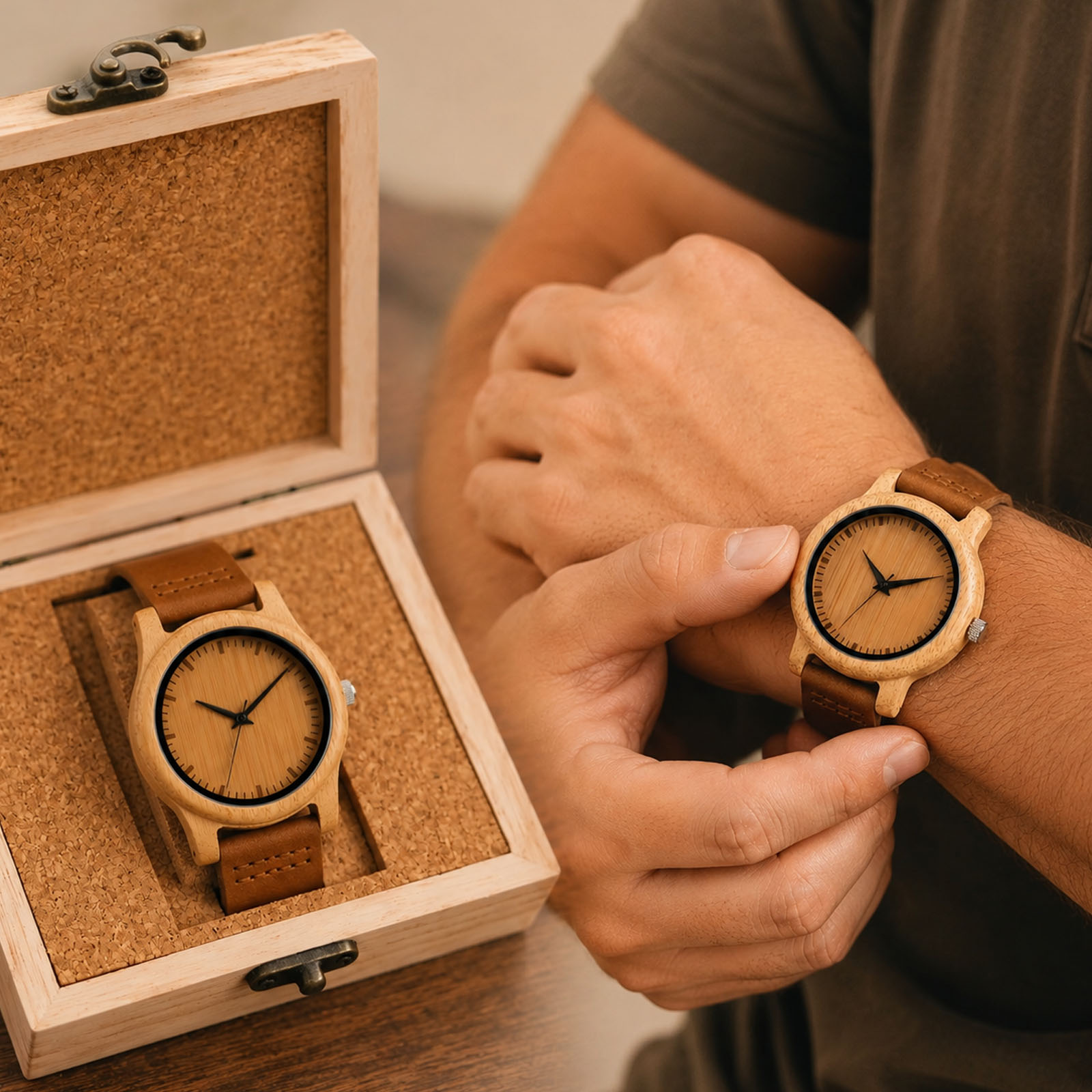 ساعة يد عالية الجودة للرجال وا - مراجعة Couple Watches Smartwatch وسعره
