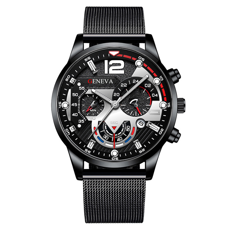 ساعة يد رجالية أنيقة بحركة كوا - مراجعة Mesh Stainless Strap وسعره