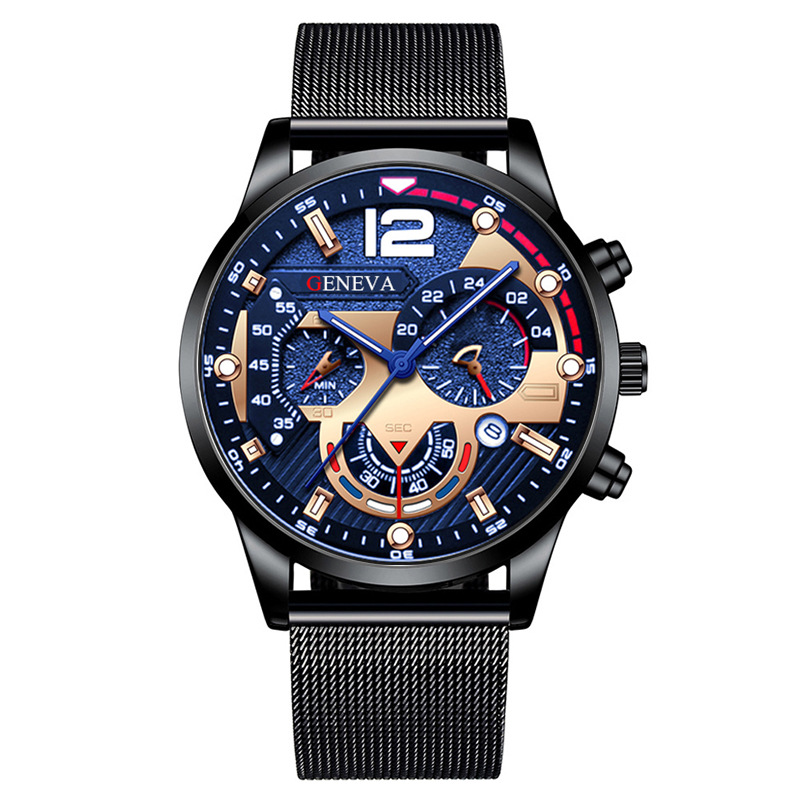 ساعة يد رجالية أنيقة بحركة كوا - مراجعة Mesh Stainless Strap وسعره