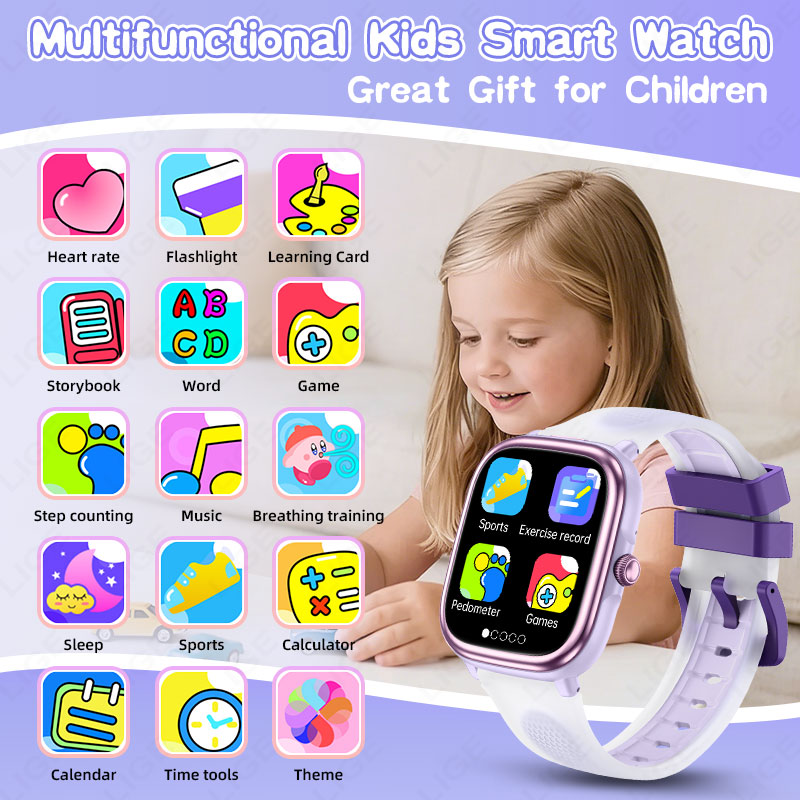 ساعة ذكية تعليمية جديدة للأطفا - مراجعة Smartwatch Watches For Girls Kids وسعره