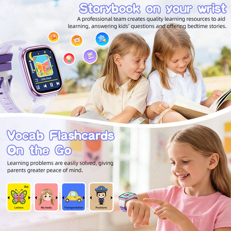 ساعة ذكية تعليمية جديدة للأطفا - مراجعة Smartwatch Watches For Girls Kids وسعره