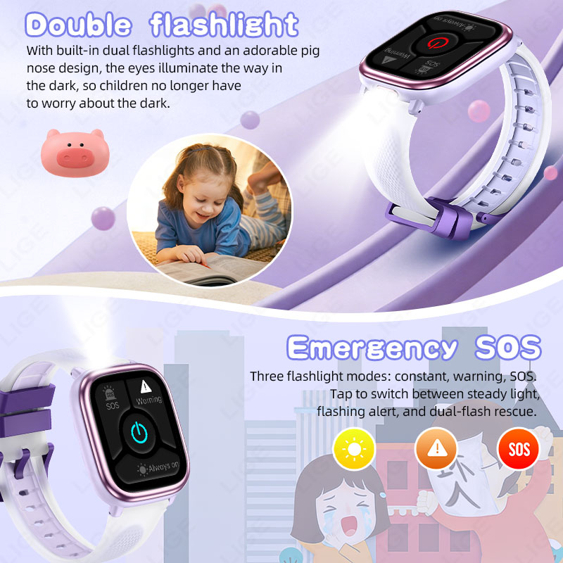 ساعة ذكية تعليمية جديدة للأطفا - مراجعة Smartwatch Watches For Girls Kids وسعره