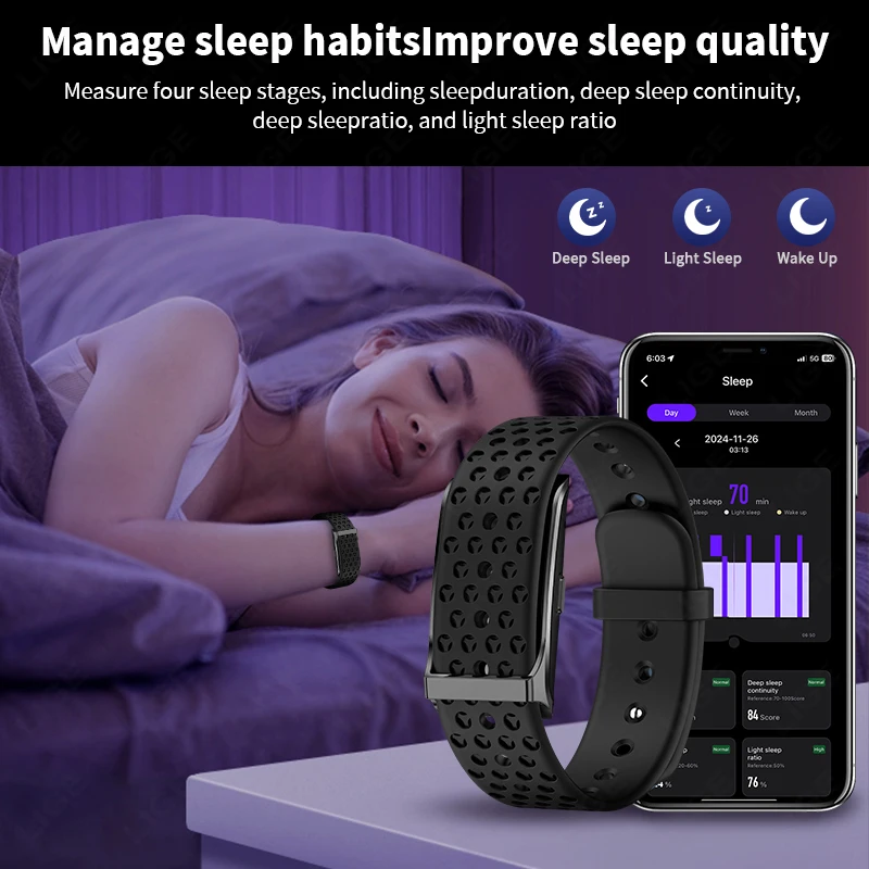 LIGE لا شاشة ساعة ذكية الصحة أ - مراجعة Smartwatch Latest Watches For Men وسعره