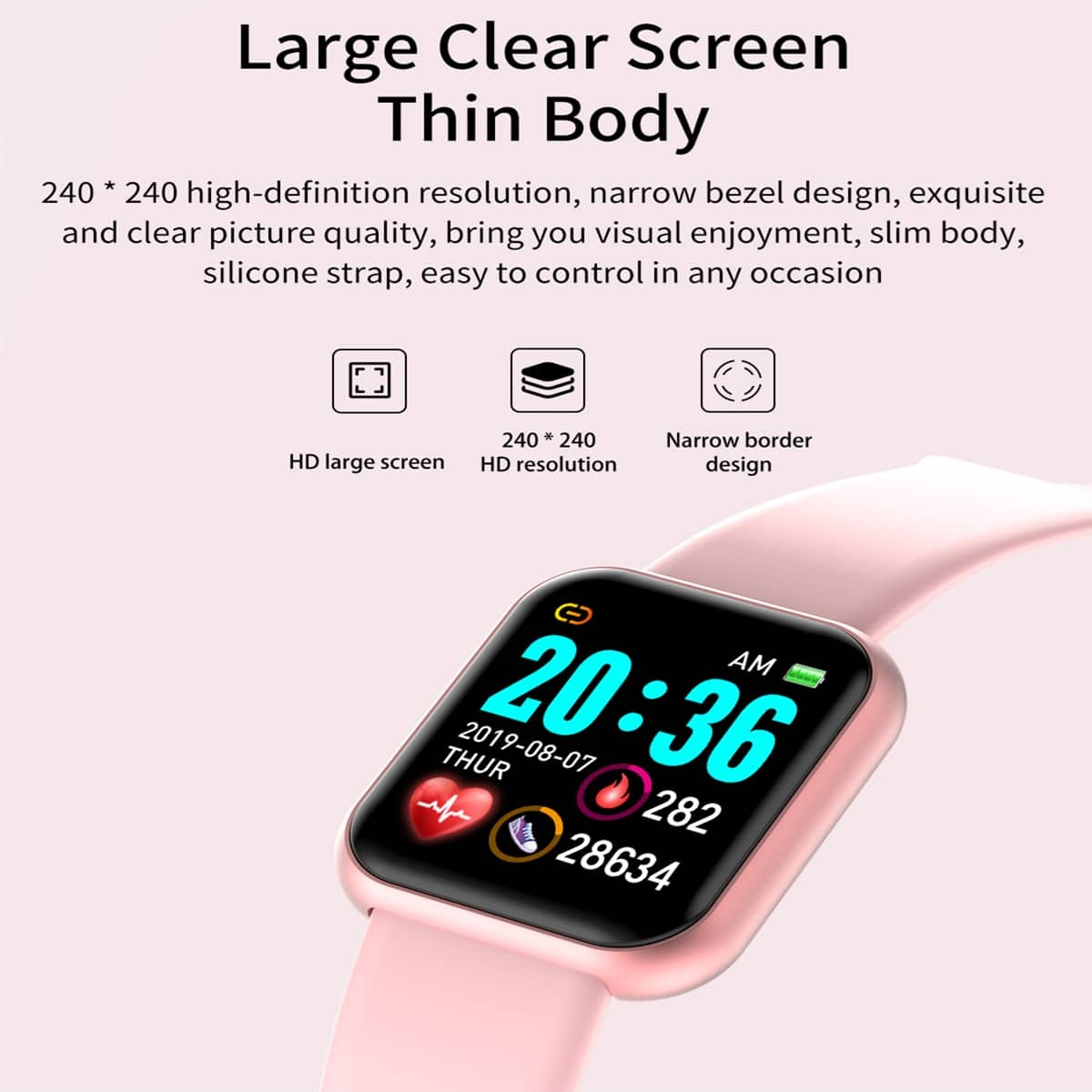 ساعة ذكية للرجال والنساء ، ساع - مراجعة Smartwatch Watches For Men Digital وسعره