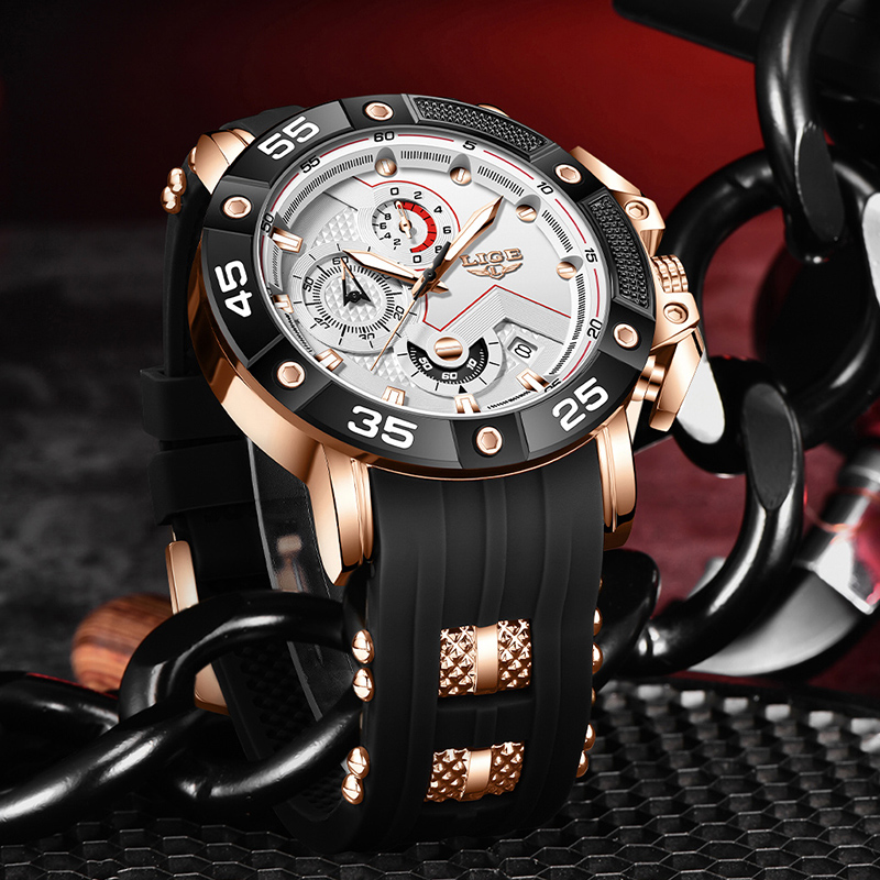 ساعات LIGE كوارتز من أفضل الما - مراجعة Smartwatch Watches Brands For Men وسعره