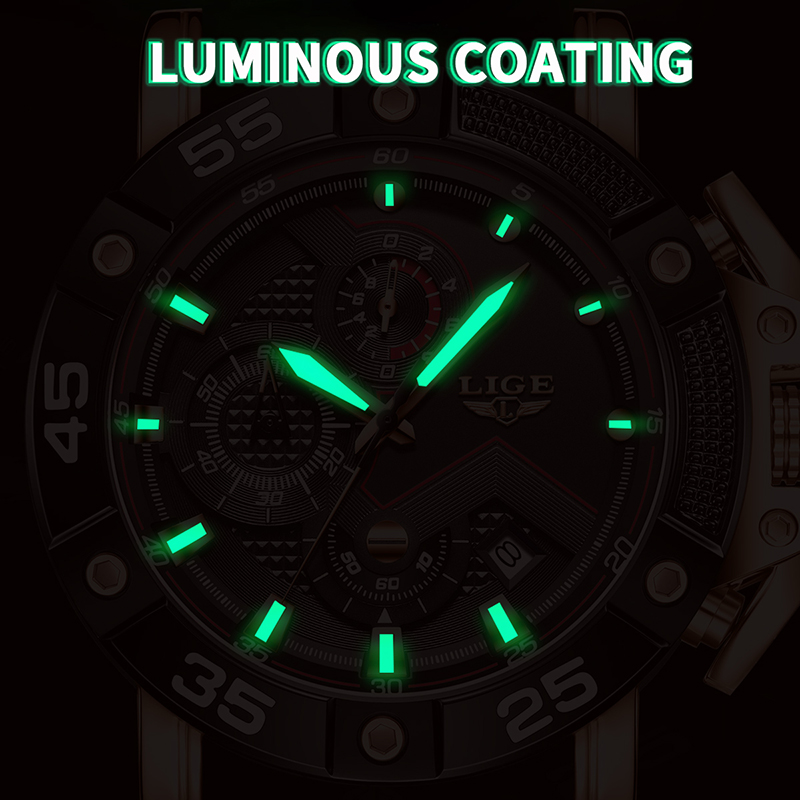 ساعات LIGE كوارتز من أفضل الما - مراجعة Smartwatch Watches Brands For Men وسعره