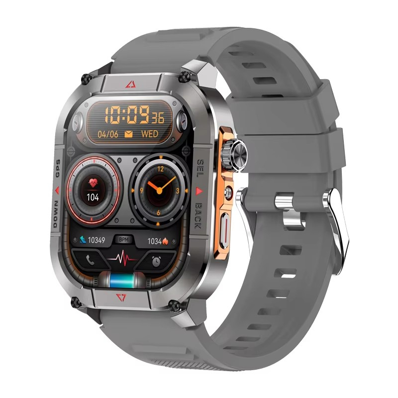 جديد HK84 الرجال ساعة ذكية AMO - مراجعة Smartwatch New Watches وسعره