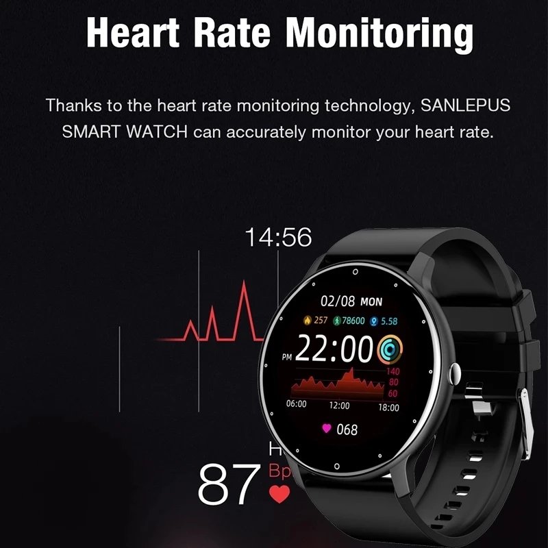 ساعة ذكية جديدة LIGE 2026 للرج - مراجعة Smartwatch Watches For Men Digital وسعره