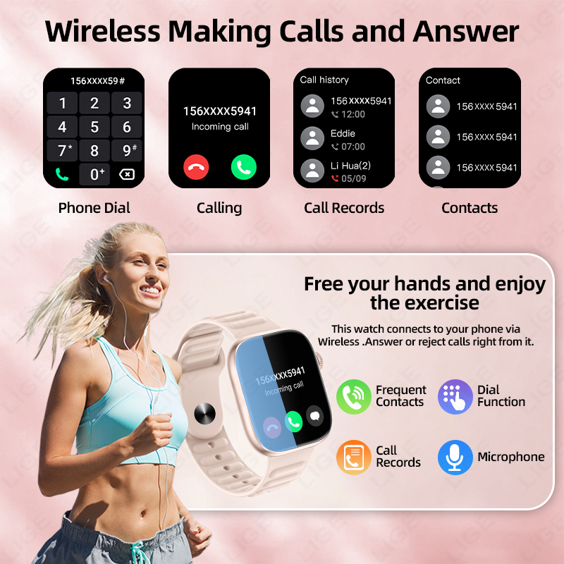 ساعة ذكية LIGE 2026 الجديدة لم - مراجعة Couple Watches Smartwatch وسعره