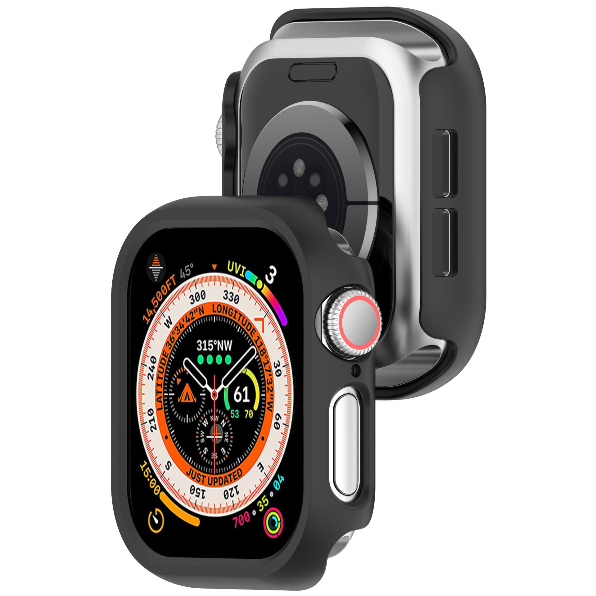 غطاء لساعة أبل 11 10 حافظة 46  - مراجعة Smartwatch New Watches وسعره
