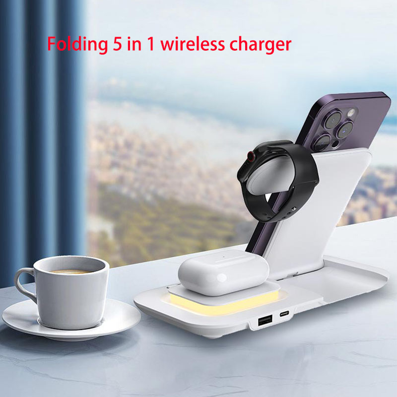 محطة شحن لاسلكية قابلة للطي 3  - مراجعة Smartwatch New Watches وسعره