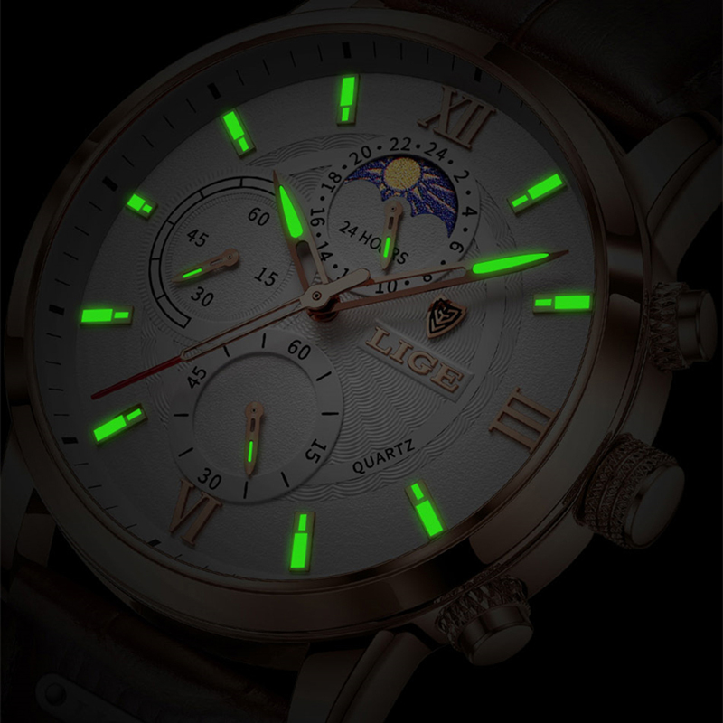 ساعة رجالية أنيقة من LIGE، ساع - مراجعة Smartwatch Watches Brands For Men وسعره