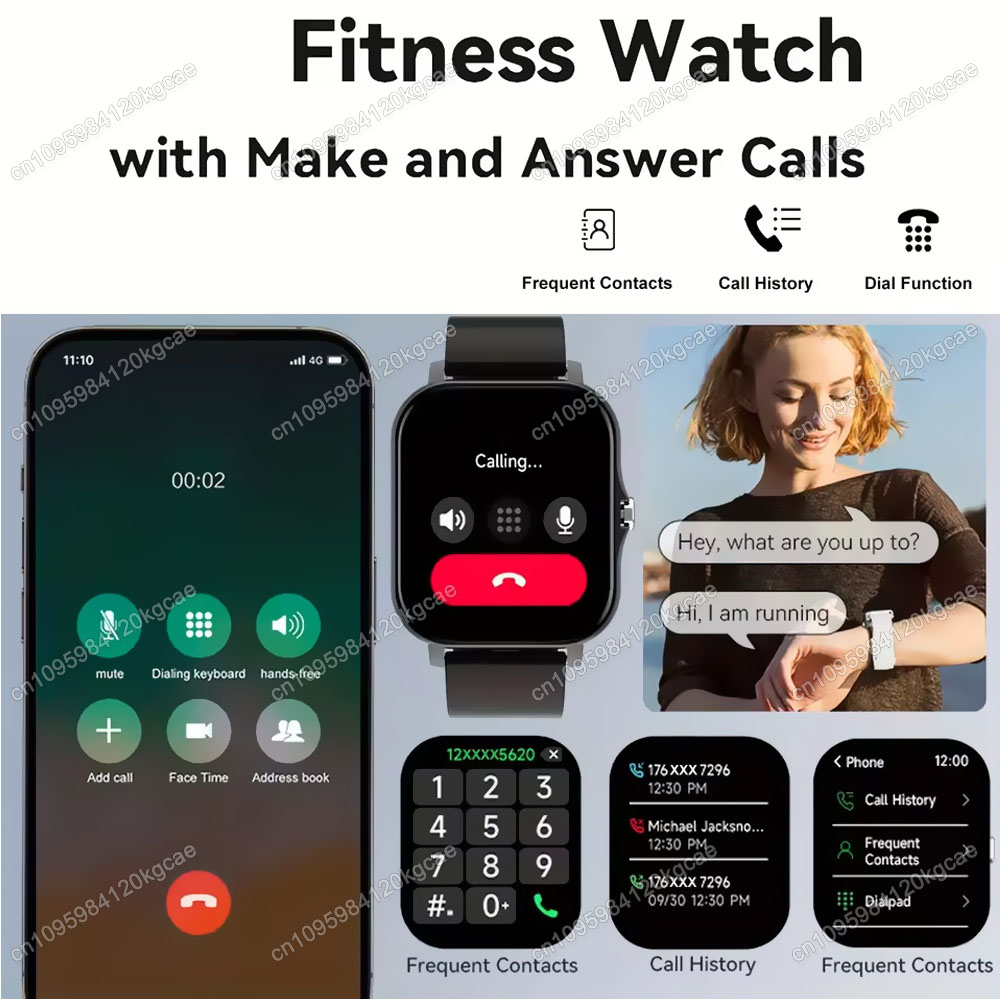أحدث تصميم عصري مطور لساعة ذكي - مراجعة Smartwatch Latest Watches For Men وسعره