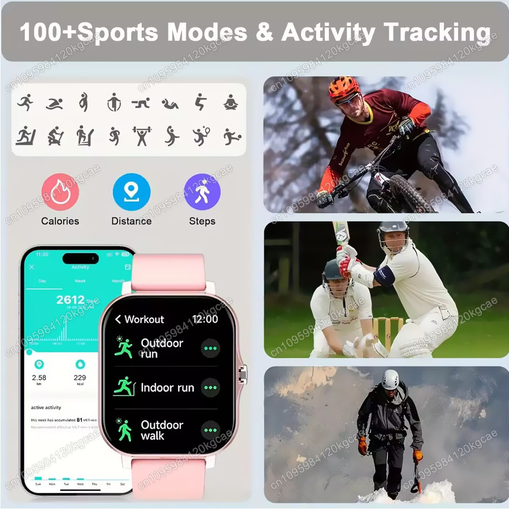 أحدث تصميم عصري مطور لساعة ذكي - مراجعة Smartwatch Latest Watches For Men وسعره