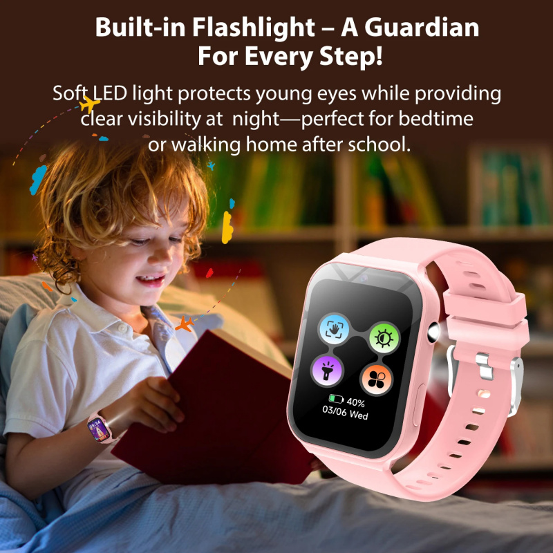 ساعات ذكية جديدة للأطفال لمراق - مراجعة Smartwatch Watches Gift For Boys On Birthday وسعره