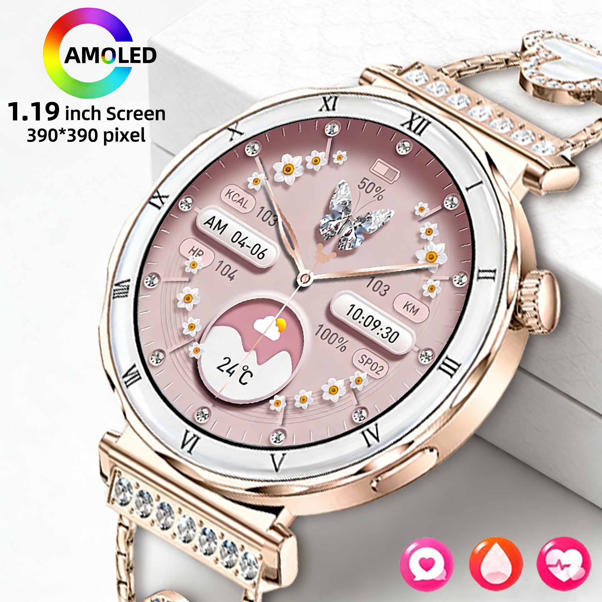 ساعة ذكية نسائية من LIGE بشاشة - مراجعة Smartwatch Latest Watches For Men وسعره