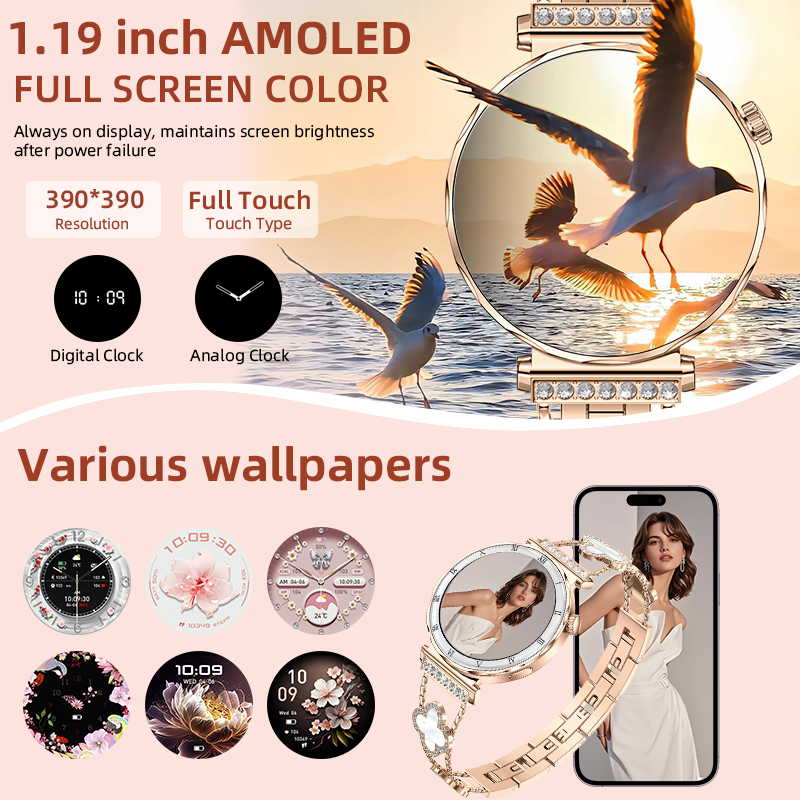 ساعة ذكية نسائية من LIGE بشاشة - مراجعة Smartwatch Latest Watches For Men وسعره