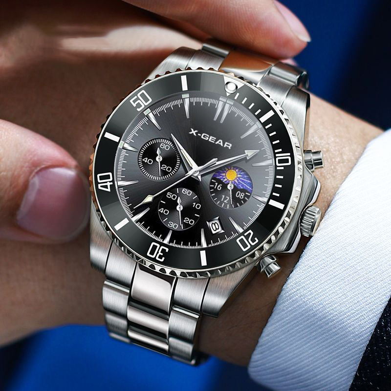 ساعة يد رجالية فاخرة من X-GEAR - مراجعة Smartwatch Luxury Watches For Men وسعره