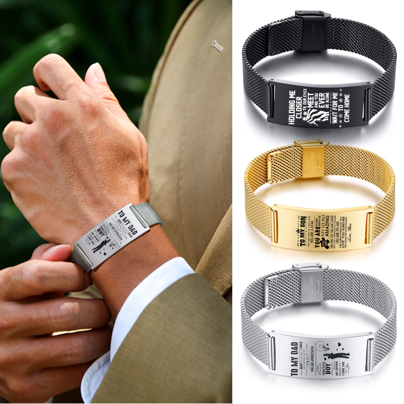 سوار رجالي من الفولاذ المقاوم  - مراجعة Mesh Stainless Strap وسعره