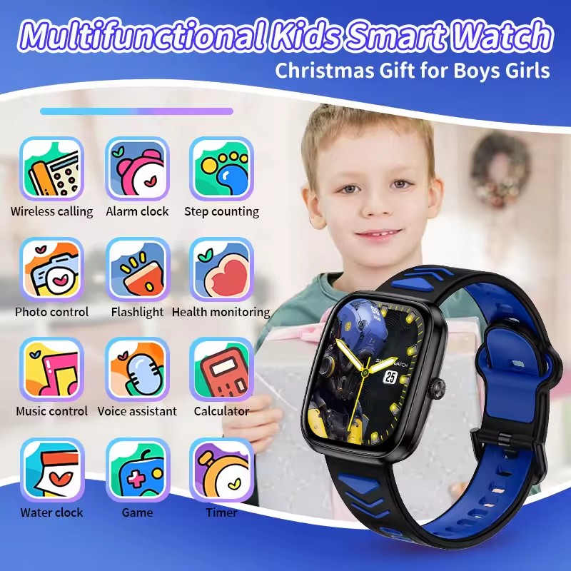 الأطفال بنين بنات الحاضر ساعة  - مراجعة Smartwatch Watches For Girls Kids وسعره
