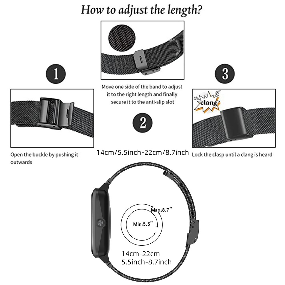 أربطة معدنية لسوار CMF Watch P - مراجعة Mesh Stainless Strap وسعره