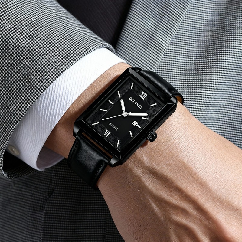 ساعات رجالية جلدية كاجوال، ساع - مراجعة Smartwatch Watches Brands For Men وسعره
