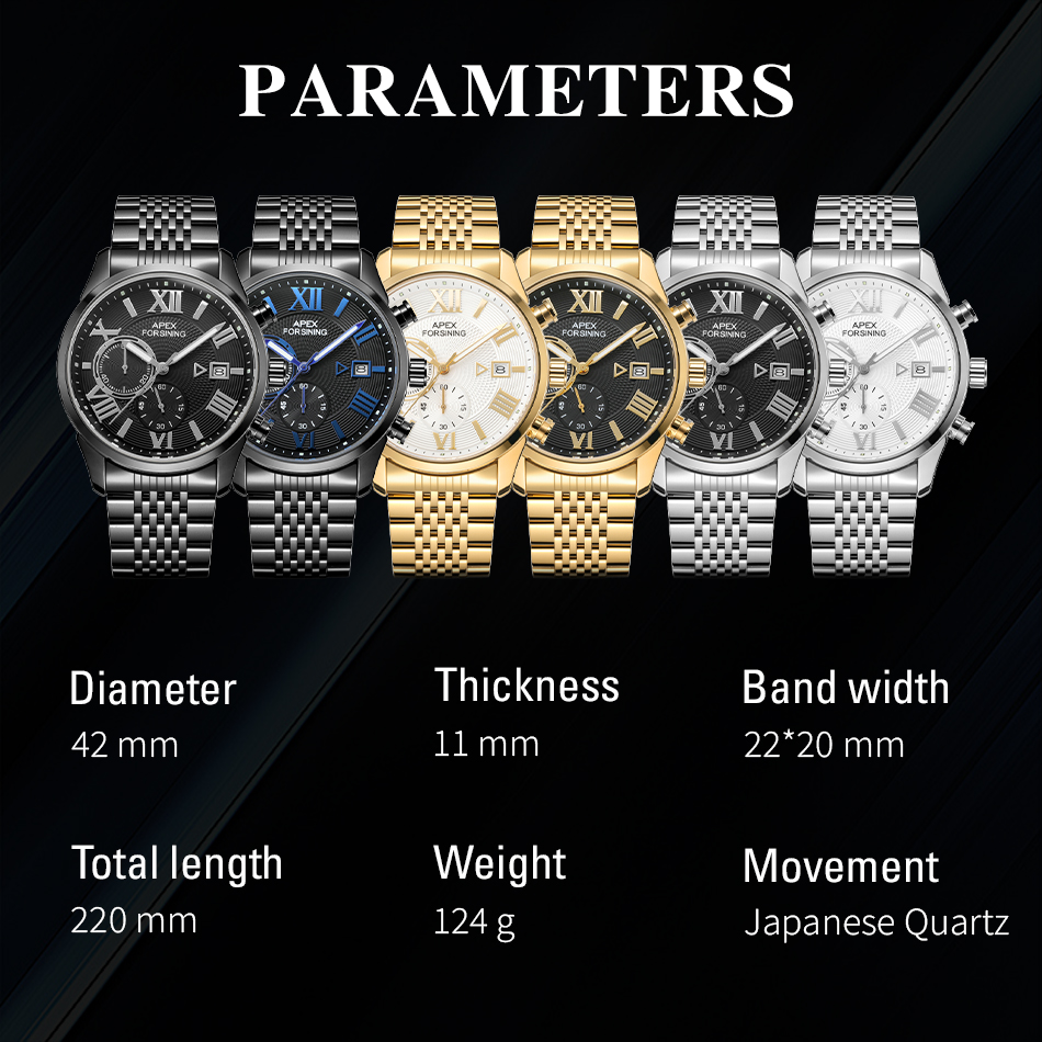 Forsining AF2502S العلامة التج - مراجعة Smartwatch Watches Brands For Men وسعره